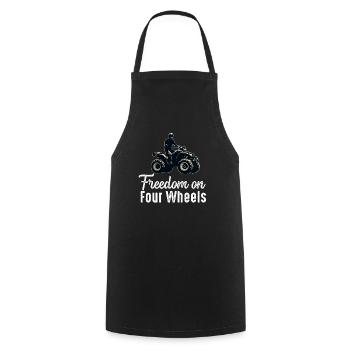 4 Roues Pour Hommes Grand-Père VTT Quad Bike Racing - Tablier de cuisine - noir - Devant - AI Model Male 185 dark (185cm)