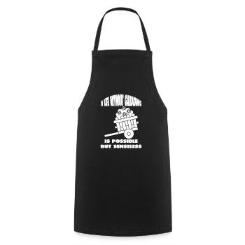 Garden Hobby Gardener Gardening Gardener Gardening - Cooking Apron - black - Front - AI Model Male 185 dark (185cm)