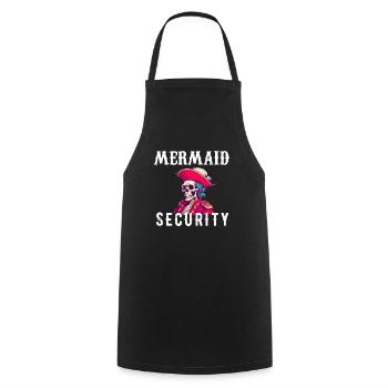 Mermaid Adult Matching Birthday Women Girl - Cooking Apron - black - Front - AI Model Male 185 dark (185cm)