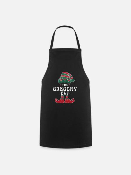 Gregory Elf famille Matching groupe Noël maman - Tablier de cuisine - noir