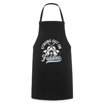 Fiddle Player Violinist Instrument Musician - Cooking Apron - black - Front - AI Model Male 185 dark (185cm)