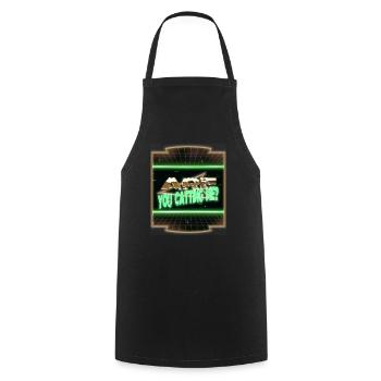 Génial Drôle Dictons Chat Collage Tshirts Noir - Tablier de cuisine - noir - Devant - AI Model Male 185 dark (185cm)
