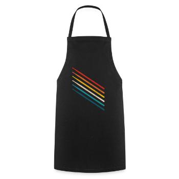 Drummer Drummer Gift Vintage - Cooking Apron - black - Front - AI Model Male 185 dark (185cm)