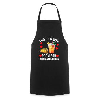 Tacos & Agua Fresca Fun Mexican Food Lover Comida - Cooking Apron - black - Front - AI Model Male 185 dark (185cm)