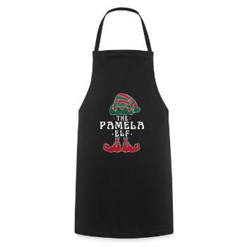 Pamela Elf Familie Passende Gruppe Weihnachten Mama - Kochschürze - Schwarz - Vorne - AI Model Male 185 dark (185cm)
