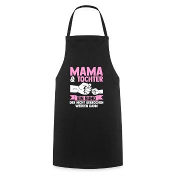 Mutter Muttertag Mama und Tochter - Kochschürze - Schwarz - Vorne - AI Model Male 185 dark (185cm)