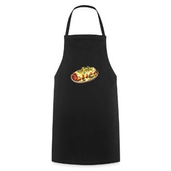 Enchilada Lover Mexican Food Mexico Cuisine Foodie - Cooking Apron - black - Front - AI Model Male 185 dark (185cm)
