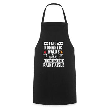 Peintre De Voiture Hommes Papa Garçon Peintre De Carrosserie Automobile - Tablier de cuisine - noir - Devant - AI Model Male 185 dark (185cm)