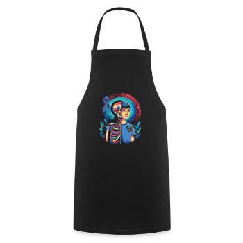 Juvenile Arthritis Awareness Autoimmune Disease - Cooking Apron - black - Front - AI Model Male 185 dark (185cm)