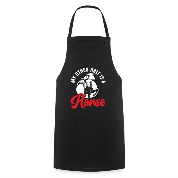 Centaur Mythical Creature Greek Mythology - Cooking Apron - black - Front - AI Model Male 185 dark (185cm)