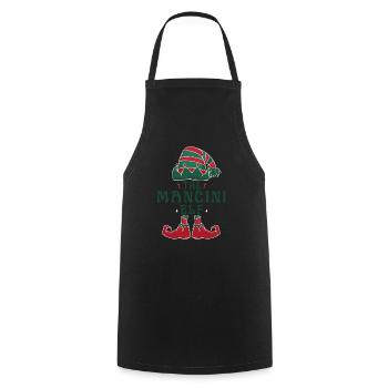Le pyjama Mancini Elf pour un Noël amusant - Tablier de cuisine - noir - Devant - AI Model Male 185 dark (185cm)