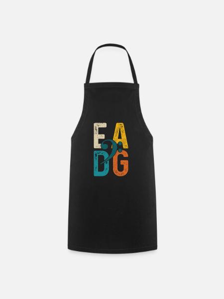 Bassiste Guitare Basse Drôle Cadeau - Tablier de cuisine - noir