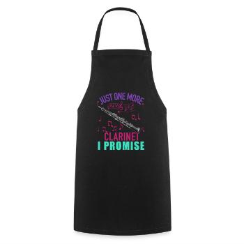 Joueur de clarinette pour fille Femmes Fille Drôle - Tablier de cuisine - noir - Devant - AI Model Male 185 dark (185cm)