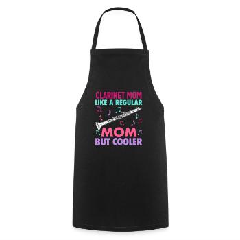 Joueur de clarinette pour fille Femmes Fille Drôle - Tablier de cuisine - noir - Devant - AI Model Male 185 dark (185cm)