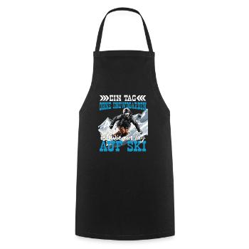 Snowboarden Snowboard Snowboardfahrer Piste - Kochschürze - Schwarz - Vorne - AI Model Male 185 dark (185cm)