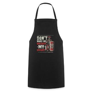 Roman Legionnaires Ancient Rome Roman Empire - Cooking Apron - black - Front - AI Model Male 185 dark (185cm)