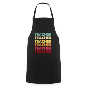 Chemise d’enseignant pour les femmes pour enseigner Be Kind - - Tablier de cuisine - noir - Devant - AI Model Male 185 dark (185cm)