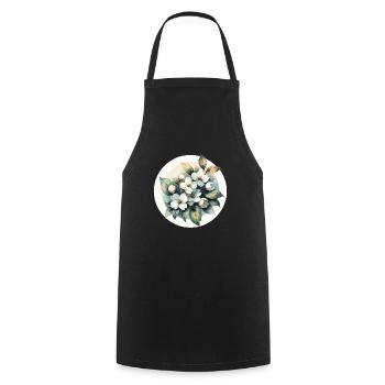 Jasmine Drawn - Cooking Apron - black - Front - AI Model Male 185 dark (185cm)