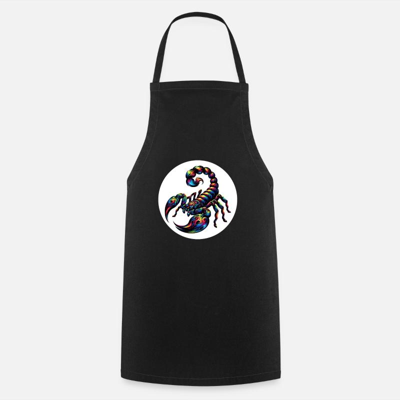 Scorpion - Tablier de cuisine - noir