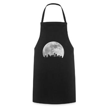 Seattle Washington Souvenir Geschenk - Kochschürze - Schwarz - Vorne - AI Model Male 185 dark (185cm)