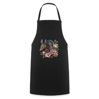 Tatou - Tablier de cuisine - noir - Devant - AI Model Male 185 dark (185cm)