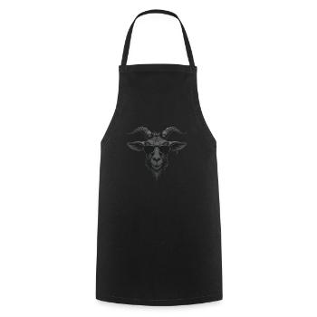Cadeau de lunettes de soleil de chèvre - Tablier de cuisine - noir - Devant - AI Model Male 185 dark (185cm)
