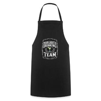 Margarita Drinking Team Cocktail Alkohol gemischt - Kochschürze - Schwarz - Vorne - AI Model Male 185 dark (185cm)