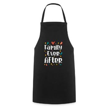 Family Ever After Adoption Adopt Family - Cooking Apron - black - Front - AI Model Male 185 dark (185cm)