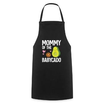 Avocat Bébé Grossesse Maman Du Babycado - Tablier de cuisine - noir - Devant - AI Model Male 185 dark (185cm)