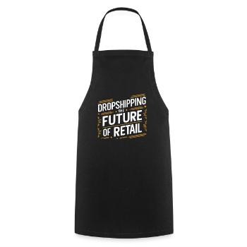 Dropshipping-Geschäft E-Commerce-Unternehmer - Kochschürze - Schwarz - Vorne - AI Model Male 185 dark (185cm)