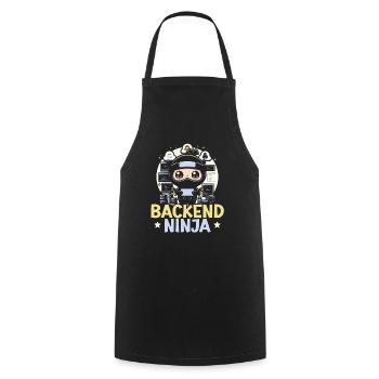 Programmeur logiciel de programmation backend - Tablier de cuisine - noir - Devant - AI Model Male 185 dark (185cm)
