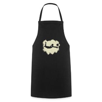 Volleyball Beach Grunge Vintage - Cooking Apron - black - Front - AI Model Male 185 dark (185cm)