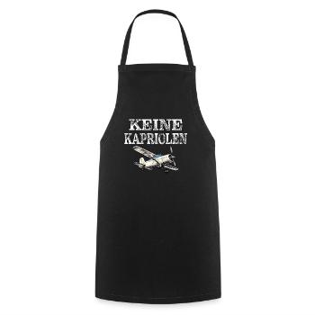 AVION SANS CABRIOLES - Tablier de cuisine - noir - Devant - AI Model Male 185 dark (185cm)