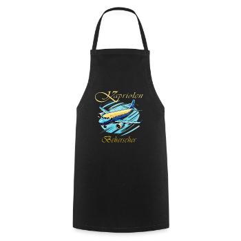 AVION Capers Masters - Tablier de cuisine - noir - Devant - AI Model Male 185 dark (185cm)
