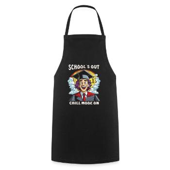 LE MODE DÉTENTE DE SCHOOL’S OUT EST ACTIVÉ - Tablier de cuisine - noir - Devant - AI Model Male 185 dark (185cm)