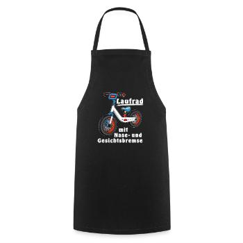 AISDRAISIENNE avec frein avant et frontal - Tablier de cuisine - noir - Devant - AI Model Male 185 dark (185cm)