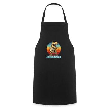 Alexandersaurus Rex Tyrannosaurus Rex - Cooking Apron - black - Front - AI Model Male 185 dark (185cm)