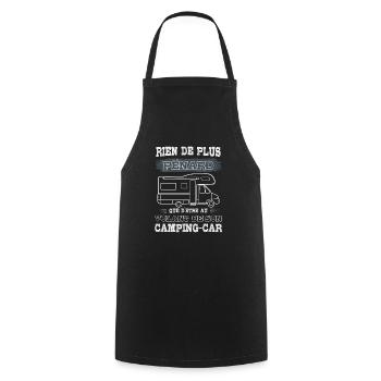 Motorhome, Humor Motorhome - Cooking Apron - black - Front - AI Model Male 185 dark (185cm)