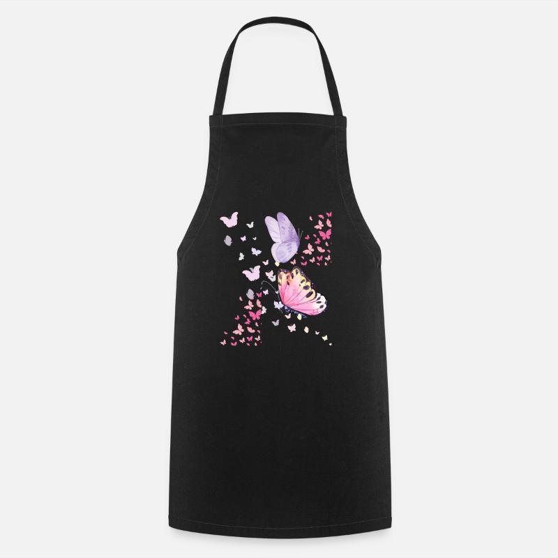 butterfly - Tablier de cuisine - noir