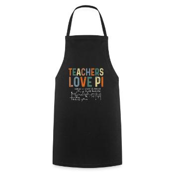 Funny Pi Day Math Teacher Shirts 3.14 Pi Symbol - Kochschürze - Schwarz - Vorne - AI Model Male 185 dark (185cm)