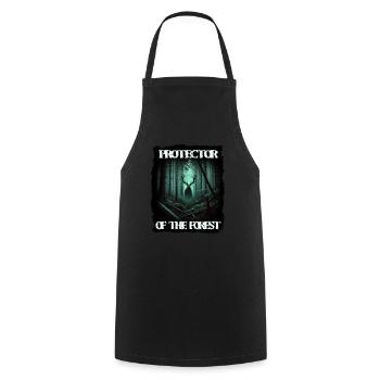 Leshy - Slavic protector of the forest - Cooking Apron - black - Front - AI Model Male 185 dark (185cm)