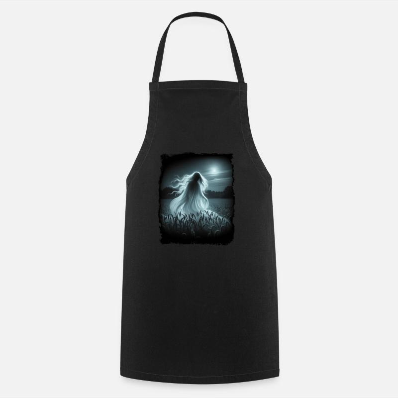 Nightwraith - the Midnight Lady - Cooking Apron - black