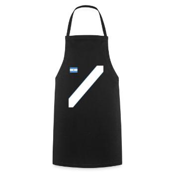 Argentinien Geschenk Argentina Argentine Flagge - Kochschürze - Schwarz - Vorne - AI Model Male 185 dark (185cm)