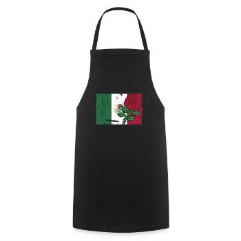 Mexico Mexico Mexican Gift Flag Football - Cooking Apron - black - Front - AI Model Male 185 dark (185cm)