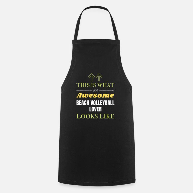 C’est ce qu’un super amateur de beach-volley loo - Tablier de cuisine - noir