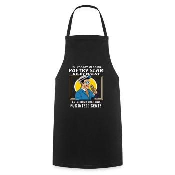 IF YOU DON'T LIKE PETRY SLAM - Cooking Apron - black - Front - AI Model Male 185 dark (185cm)