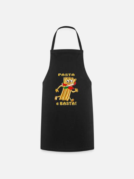 Pasta e Basta - Kochschürze - Schwarz