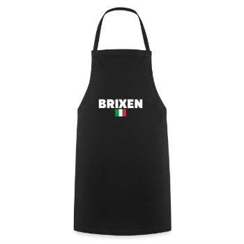 Brixen Italy Italian flag Italian - Cooking Apron - black - Front - AI Model Male 185 dark (185cm)