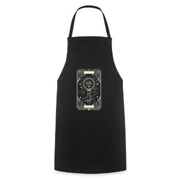 K-Pop Musique pop coréenne Corée du Sud Kpop Lightstick - Tablier de cuisine - noir - Devant - AI Model Male 185 dark (185cm)