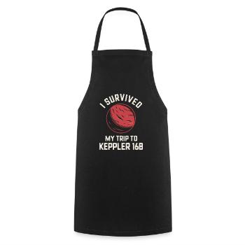 Exoplanète Univers Espace Astronome Astronomie - Tablier de cuisine - noir - Devant - AI Model Male 185 dark (185cm)